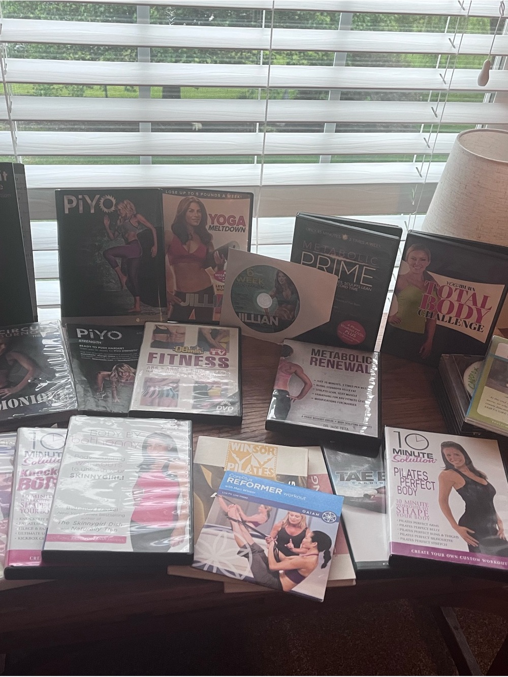 Assorted Fitness & Workout DVDs - Jillian Michaels, PiYo, Pilates, Metabolic Ren